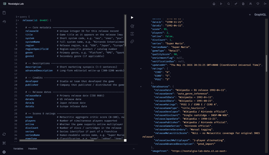 GraphQL Explorer (full view)
