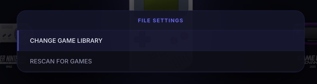 File Settings